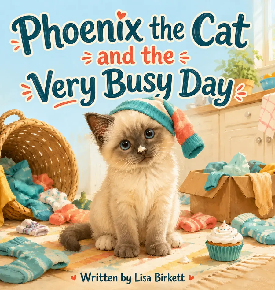 Phoenix the Cat’s Very Busy Day book cover