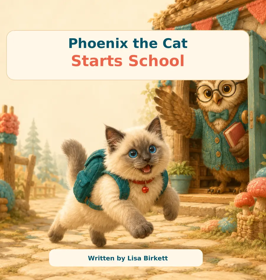 Phoenix the Cat Starts School book cover