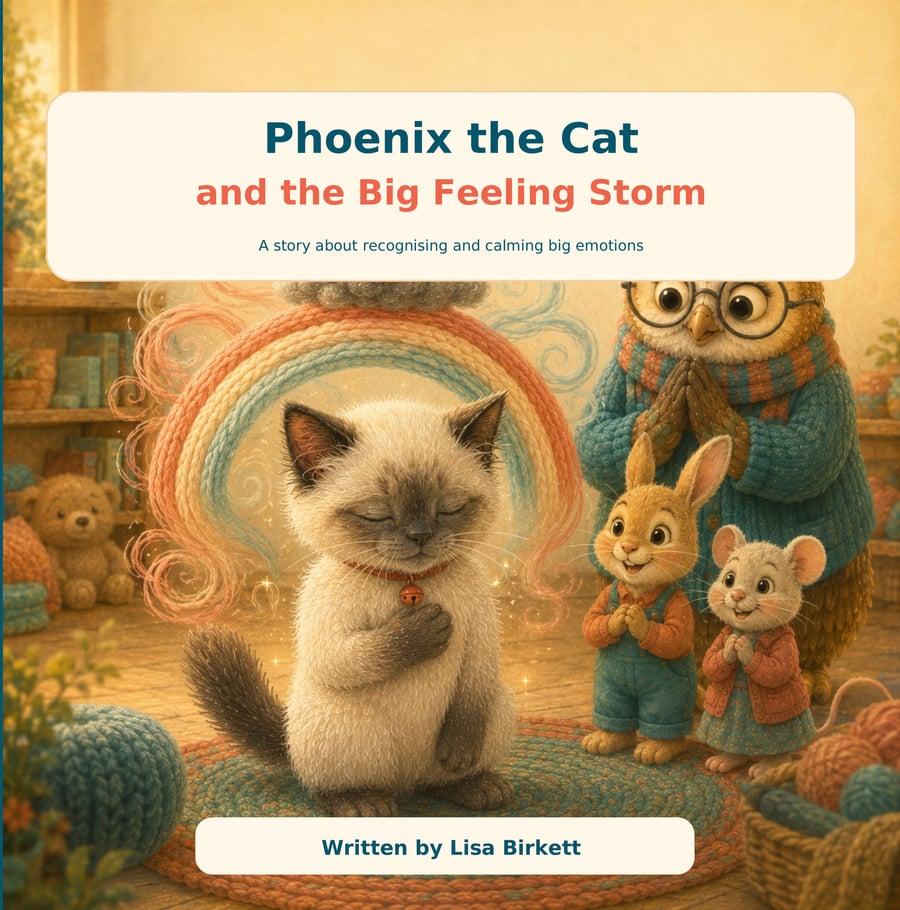 Phoenix the Cat and the Big Feeling Storm book cover