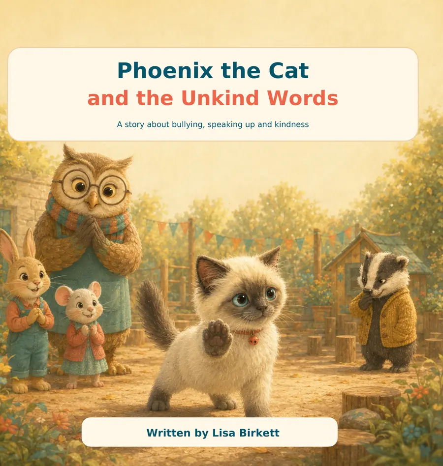 Phoenix the Cat and the Unkind Words book cover