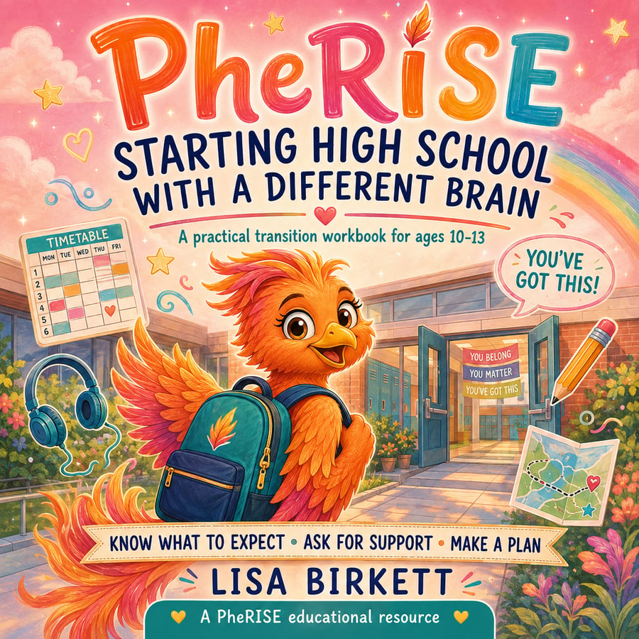 PheRISE: Starting High School With a Different Brain book cover