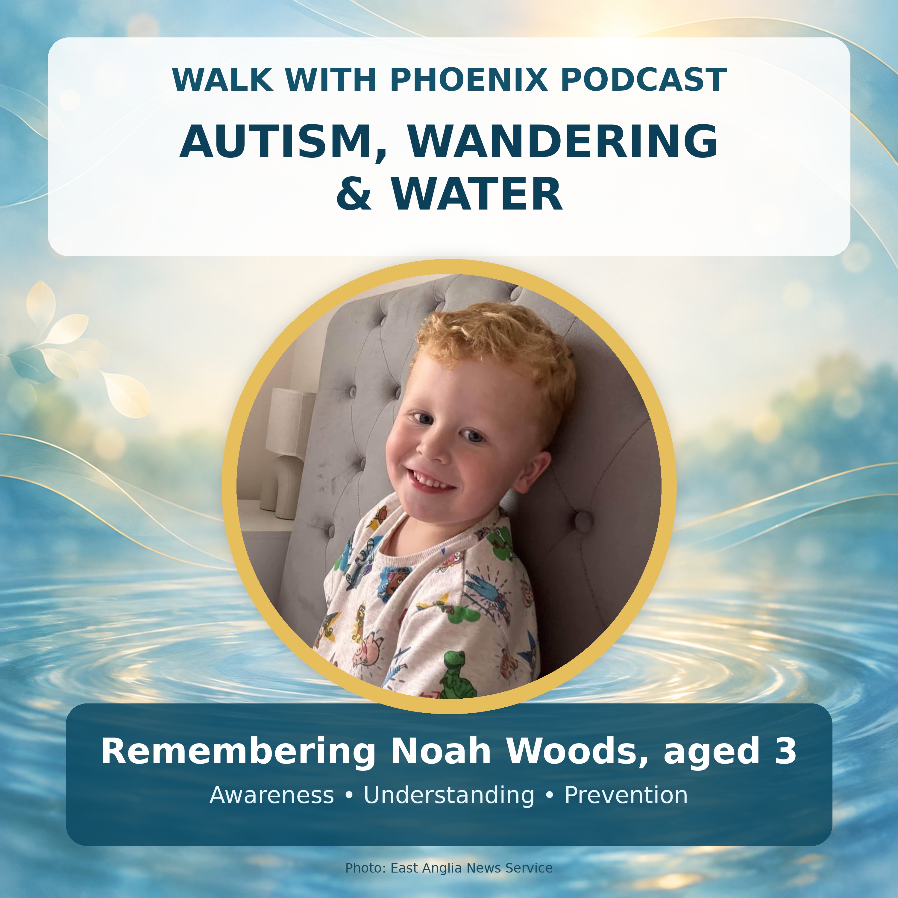 Cover for Episode 3: Autism, Wandering and Water — Remembering Noah Woods